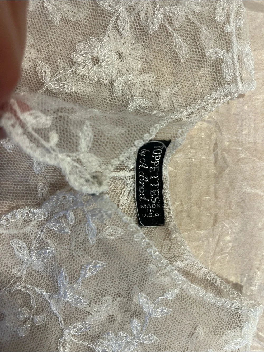 Delicate White Lace Collar Accessory